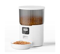 Automatic Feeders 4L Pet Feeder Cat Dog Smart Food Dispenser Regular Quantitative Feeding With Voice Recording Automatic Feeding Pet Supplies for dogs and cats(Button Version A)