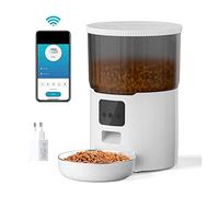 Automatic Feeders 4L Pet Feeder Cat Dog Smart Food Dispenser Regular Quantitative Feeding With Voice Recording Automatic Feeding Pet Supplies for dogs and cats(Tuya APP version C)