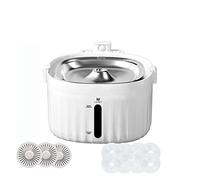 Automatic Feeders 5000 Ma Charging Cat Water Fountain Intelligent Wireless Automatic Circulation Pet Water Dispenser Cats Puppy Water Auto Feeder for dogs and cats(A-Fountain FilterX8)