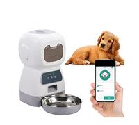 Automatic Feeders 6L 3.5L Pet Feeder Food Dispenser For Cat Dog Travel Supply Automatic Smart Slow Feeder Dispenser Fixed Time Amount Of Food for dogs and cats(3.5L Wifi Pet Feeder,With 5V USB Plug)