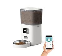 Automatic Feeders 6L APP Automatic Timing Smart Pet Feeder For Cat Dog Electric Dry Food Button Dispenser Feeding Bowls Product Supplies for dogs and cats(6L Wifi App Feeder,With 5V USB Plug)