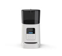 Automatic Feeders 6L Large Capacity Intelligent Automatic Pet Feeder For Pet Cats Dogs Smart Food Dispenser APP Timer Pet Feeding Bowl for dogs and cats(White No Smart)