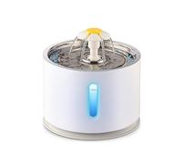 Automatic Feeders for Dogs Automatic Cat Fountain Pet Drinking Water Dispenser 2.4L Electric LED Dog Pet Drinking Fountain Drinking Bowl Feeder Filter