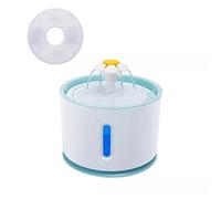Automatic Feeders for Dogs Automatic Pet Cat Water Fountain with LED Lighting 5 Pack Filters 2.4L USB Dogs Cats Mute Drinker Feeder Bowl Drinking Dispenser