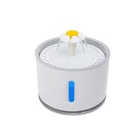 Automatic Feeders for Dogs Automatic Pet Cat Water Fountain with LED Lighting 5 Pack Filters 2.4L USB Dogs Cats Mute Drinker Feeder Bowl Drinking Dispenser