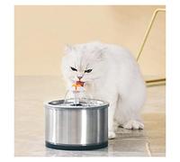 Automatic Feeders Pet Automatic Drinking Fountain Stainless Steel For Pet Cat Dog Feeder Drink Bowl Dog Drinking Fountain for dogs and cats(A)