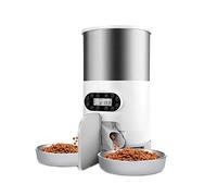 Automatic Feeders Smart APP Pet Feeder Cat And Dog Food Automatic Dispenser Stainless Steel Bowl Cats And Dogs With Recording Timing Feeding for dogs and cats(APP Control)
