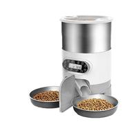 Automatic Feeders Tuya Smart APP Pet Feeder Cat And Dog Food Automatic Dispenser Suitable For Small And Medium-Sized Cats And Dogs Remote Feeding for dogs and cats(Key control C)