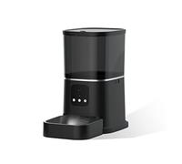 Automatic Feeders Video Camera 6L Feeder Timing Smart Automatic Pet Feeder For Cat Dogs Intelligent Dry Food Dispenser Voice Bowl for dogs and cats(Black Color,APP Pet Feeder)