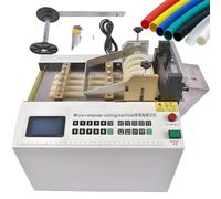 Automatic Fiberglass Sleeving Cutter with Micro Computer Control for PVC PE Cable Pipe Tube, 0.1mm Precision Cutting