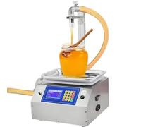 Automatic Filling Machine for Honey, Peanut Butter & Sesame Paste, 7L/Min, Adjustable Height 0-30cm, Anti-Drip Nozzle, Efficient 3L Plastic Pump
