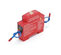 Automatic Fire Extinguishing Device, Heat Aerosol Fire Suppression, DIN Rail Mount Fires Extinguisher with Dual Nozzle 170°C Activation for Electrical Cabinets and EV Charging Piles (30g)