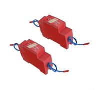 Automatic Fire Suppression System for Electrical Cabinet, 170°C Auto Activation with Dual Nozzles, Compact Heat Fire Extinguisher, DIN Rail & Mount for Control Panel, for battery Box