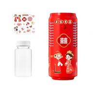 Automatic Firework Bubble Maker, Atmosphere Makers, Flashlight Design Electric Fire Portable Lights, with Work Colorful Led