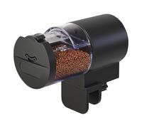 Automatic Fish Dispenser - 100 ml Food Dispenser for Fish in the Aquarium, Programmable Timer Machine with Portion Control Pellets for Vacation Travel Home Apartment Villa