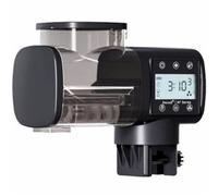 Automatic Fish Feeder, 500ML Large Capacity Auto Food Dispenser, Moisture Proof Aquarium Feeding Machine with Timer & Adjustable Feeding Amount for Vacation