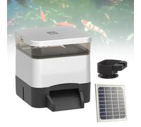 Automatic Fish Feeder with Timer, Moisture-Proof Design, Wi-Fi and Solar Charging for Ponds and Tanks
