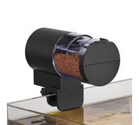 Automatic Fish Food Dispenser - 100ml Food Dispensing Device, Programmable Waterproof for Aquarium Pond Outdoor Holiday Turtles Shrimp Betta