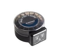 Automatic Fish Food Dispenser with Separate Compartments for Precise Portions, Airtight Lid with Digital Timer, Ideal for Holidays and for the Little , Stylish Black