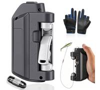 Automatic Fishing Knot Tying Tool, 2026 Upgraded Easy Cast Electric Lure GT Knotter, Portable Quick Fishing Line Knot Tying Tool, Fishing Hook Tier Knots for Freshwater & Saltwater Fishing (D)