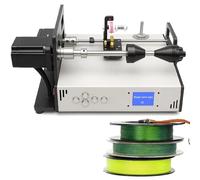 Automatic Fishing Line Winder with LCD Screen, Memory Function - Adjustable Coil Winding Machine for Fishing Line, Metal Wire, Silk Thread