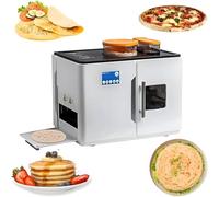 Automatic Flatbread Maker, One-Button Operation, Smart Touch Screen, Perfect for Indian Roti, Tortillas, Pitas, Makes 20 at Once