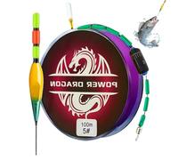 Automatic Float Fishing Line Complete Set,100 Meters High Sensitivity And Color Changing Float,Pre-assembled Fishing Line | for Fishermen and Beginners, Outdoor, , Saltwater, Lake, Ri