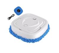 Automatic Floor Mopping Machine - Electric Floor Mopping Machine, Smart Floor Robot | Rechargeable Cordless Mop Cleaner, Efficient Wet Dry Mopping Device, Cleaning System for Hardwood Tile Laminate