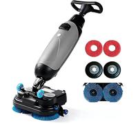 Automatic Floor Scrubber, Cordless Battery Powered with 43 cm Cleaning Width and 90-Minute Battery Life for Efficient Cleaning