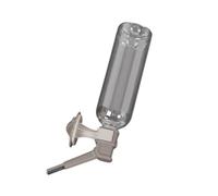 Automatic Flow Control Pet Drinking Fountain with Leak-proof Outlet Hanging Cage Water Food for Small Dog Cats Water Saving Cage Assembly Water Supply
