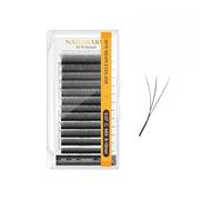Automatic flowering W-shaped blooming 3D 4D 5D 6D 7D 8D fan-shaped fast grafting eyelash extension, natural soft and thick, not easy to fall apart, finished product(Spike 3D Eyelash,D_11MM_0.07MM)