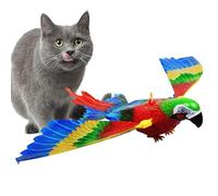 Automatic Flying Bird Cat Toy - 16.7-Inch Simulation Teaser, Electric Hovering Eagle Toy, Hanging Pull Rope Design | Interactive Rotating Pet For Large Medium Small Indoor Kitty Exercise Entertainment
