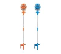 Automatic Foam Bubble Blower - 92cm ABS Bubble Generator Device Outdoor Foam Emitter Toy | Battery Powered Sprayer with Light Mode Function A