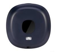 Automatic Foam Soap Dispenser for Bathroom with Wall Mount Infrared Sensor, Backlit LCD Display, and Quiet High Efficiency Motor for Smooth Operation (blue)