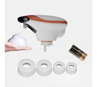 Automatic Foam Soap Dispenser Pump, Touchless Foaming Facial Cleanser Dispenser Lid fit with Almost All The Bottle, IPX6 Waterproof Hands-Free Replacement Pump for Foaming Soap