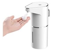 Automatic Foam soap Dispenser, Rechargeable Electric Hand Wash Unit with Motion Sensor, 3 Adjustable Speeds, 350ml Capacity