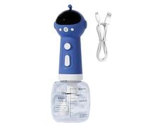 Automatic Foam Sprayer for Pets - Portable 10 Inch Washing Machine, 25.8 x 8.3 cm Large Container, Wireless Hand Pump, Cat Bath Brush, Scrubber, Bubbler, Outdoor, Yard, Muddy Paw