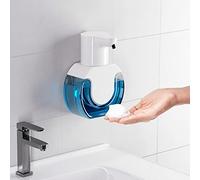 Automatic Foaming Soap Dispenser 15oz/420ml Foaming Hand Sanitizer Touchless Wall Mount with 4levels Adjustable Free Touch Electric Soap Dispenser Rechargeable with Sensor for Bathroom Kitchen