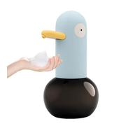 Automatic Foaming Soap Dispenser Rechargeable Touchless Duck Cute Cartoon Sensor Hand Soap Dispenser 1800mAh ABS for Bathroom Kitchen, 0.25s Quick Foam for Kids