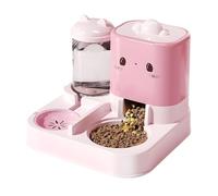 Automatic Food Feeder and Waterer - Convenient Dog Water Dispenser | Efficient Dog Food Dispenser | Automatic Dogs Cats Foood Feeder Suitable for Pet Feeding Schedule Travel Home Daily Use