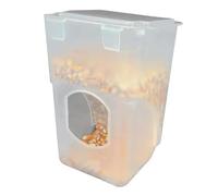 Automatic Food Feeder for Pets Anti-Splash Food Dispenser - Automatic Feeder for Food, for as Cockatiel Canary Cockatoo Parakeet