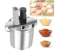 Automatic Food Mixer, Commercial Electric Stirrer,4 Blade Stirring Scraper,Stainless Steel Automatic Pot Stirrer for Making Jam, Sauce, Filling, Seasoning Bottom Soup Sauce(25L)