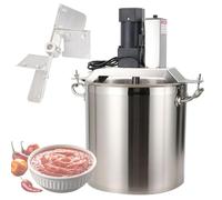Automatic Food Mixer, High-Performance Stainless Steel Mixer with Adjustable Stirring Speed for Cooking Sauces, Soups, and Seasonings