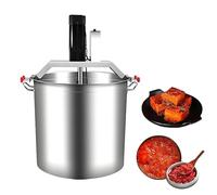 Automatic Food Mixer Pot Stirrer Mixer Commercial Pot Seasoning Bottom Soup Sauce Stirrer with Double Stirring Paddle,Adjustable Stirring Speed For 40L/80L/140L Cooking Agitator