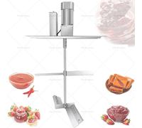 Automatic Food Mixer, Stainless Steel Electric Mixer for Cooking, Food Agitator Mixing Machine Pot Seasoning Bottom Soup Sauce Stirrer with 4 Blade Stirring Scraper,145L