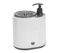 Automatic Foot Washer - 6x4inch Rubberized Internal, Handheld Limb Sanitizing Vessel, Cordless Power Scrubbing Mechanism with Integrated Soap Reservoir | for Canine Feline Soiled Talons Trekking