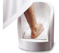 Automatic Foot Washer for Prayer - Muslim Foot Bath with Corner Valves and Inlet/Outlet Pipes - Press Spray Foot Cleaning System