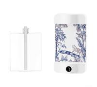 Automatic Fragrance Dispenser Wall Mount Essential Oil Diffuser with Adjustable Intensity for Bedroom Living Room - Quiet Wireless Scent Air Machine PP ABS Material 6.2x3.3x11.5cm(B)