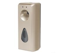 Automatic fragrance sprayer for restroom deodorizing with customizable spray intervals and quiet operation, for cinemas, hotels, and offices to maintain fresh ambiance (Gold)