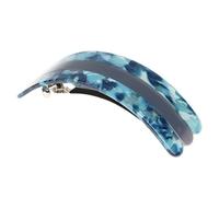 Automatic French Barrette Large Hair Clip Hairpin Hair Accessory Blue+Gray
